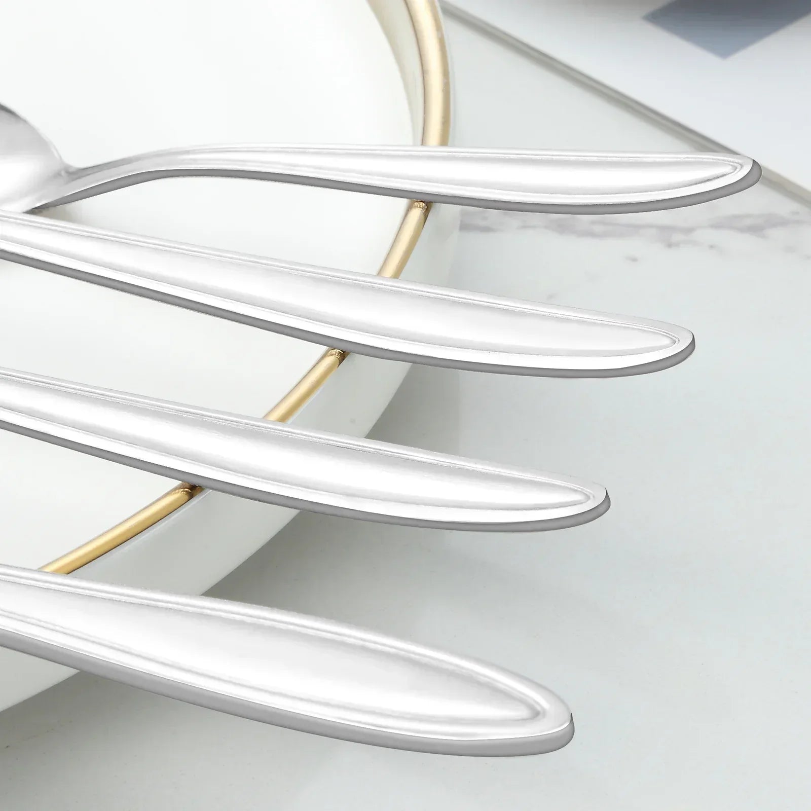 Mirdinner Dinner Forks and Spoons Set, Stainless Steel Silverware Flatware Set, Salad Fork and Soup Spoon, Using for Home, Kitchen or Restaurant, Mirror Polished, Dishwasher Safe - USA MEGA SHOP