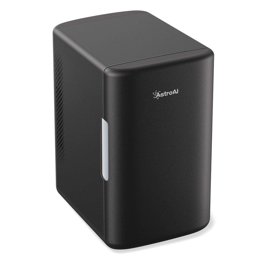 AstroAI Mini Fridge, Compact Refrigerator, Makeup Skincare Fridge 6L 8 Cans Portable Personal Cooler One Door, for Home, Car, Black, for Gifts - USA MEGA SHOP