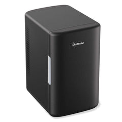 AstroAI Mini Fridge, Compact Refrigerator, Makeup Skincare Fridge 6L 8 Cans Portable Personal Cooler One Door, for Home, Car, Black, for Gifts - USA MEGA SHOP