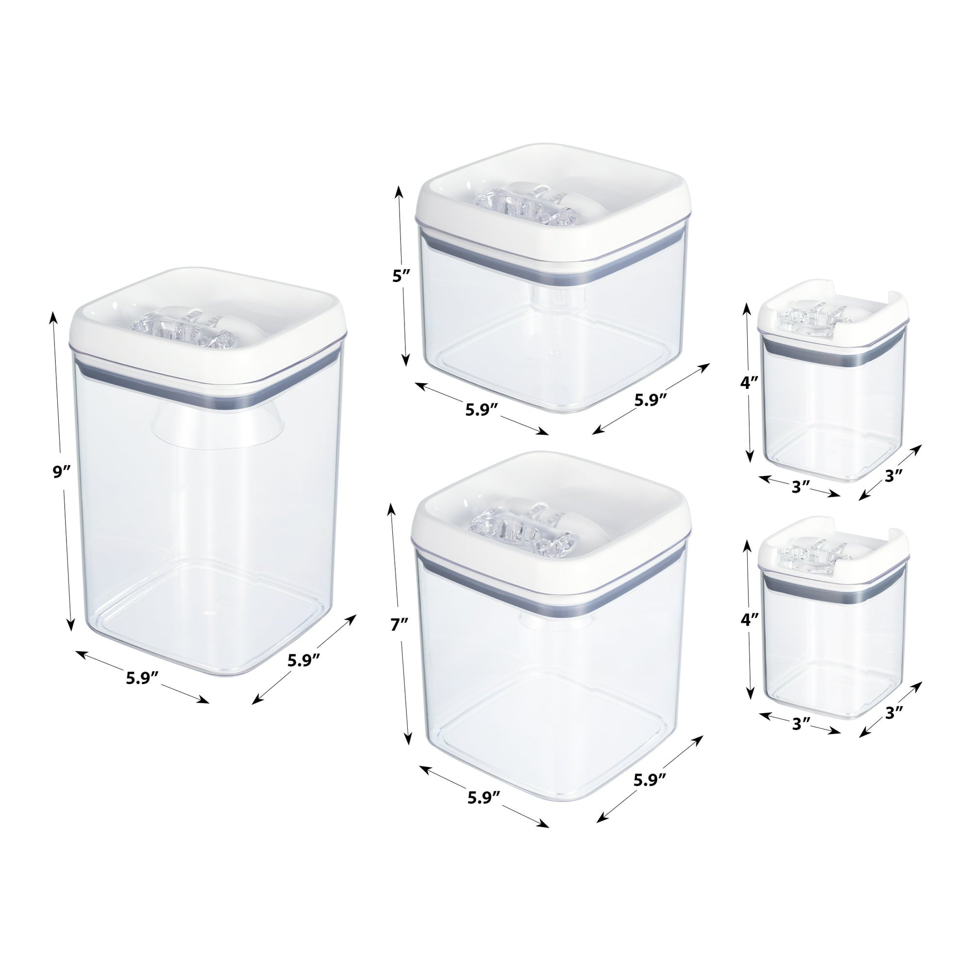 Better Homes & Gardens 8 Pack Flip-Tite Baking Storage Set with Accessories