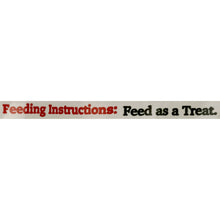 Dog training treat pouch label, feeding instructions: feed as a treat