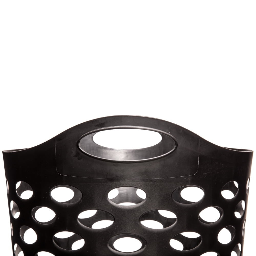 Mainstays Flex Carrying Handles Laundry Hamper, Black, Adult