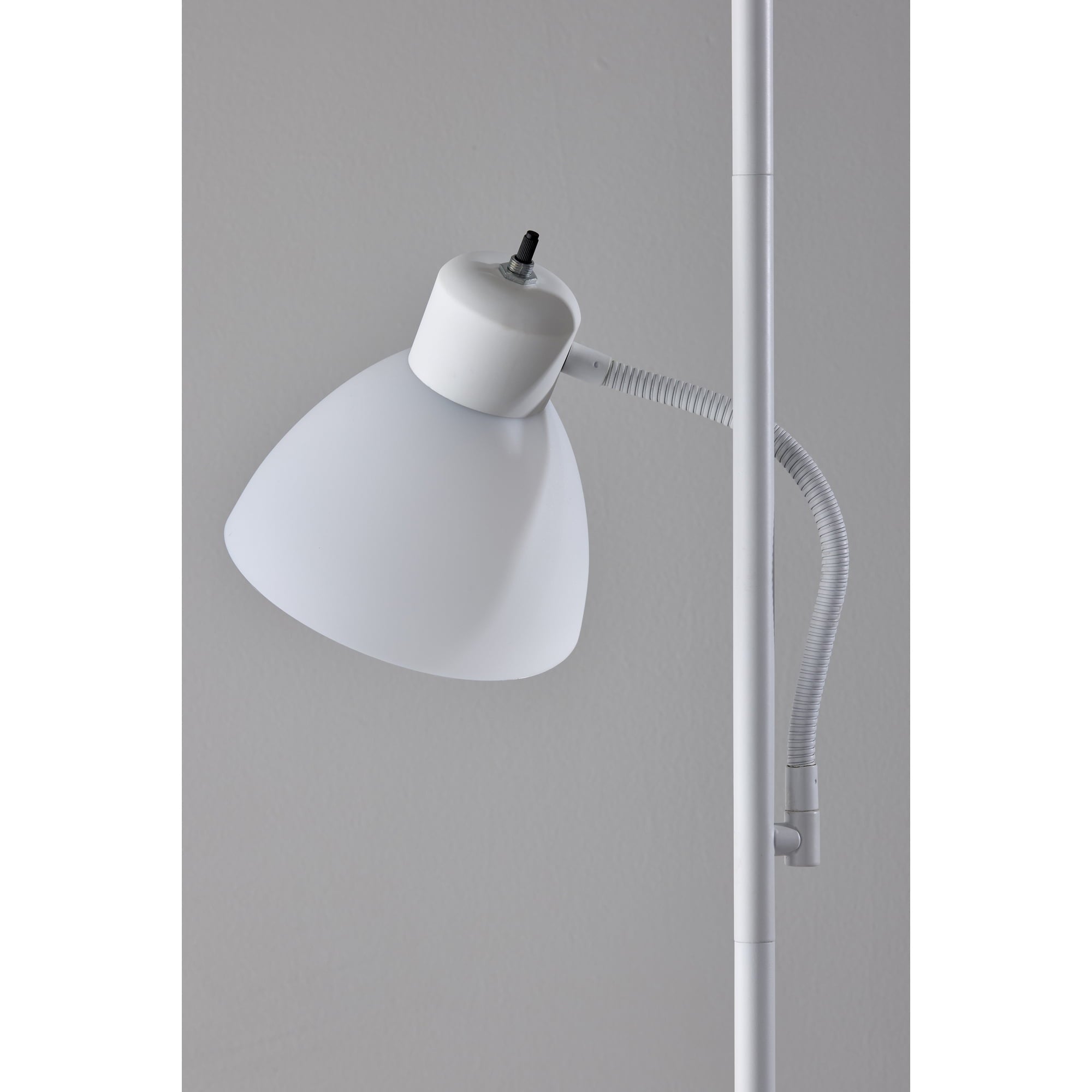 Mainstays 72" Black Combo Floor Lamp with Modern Reading Lamp