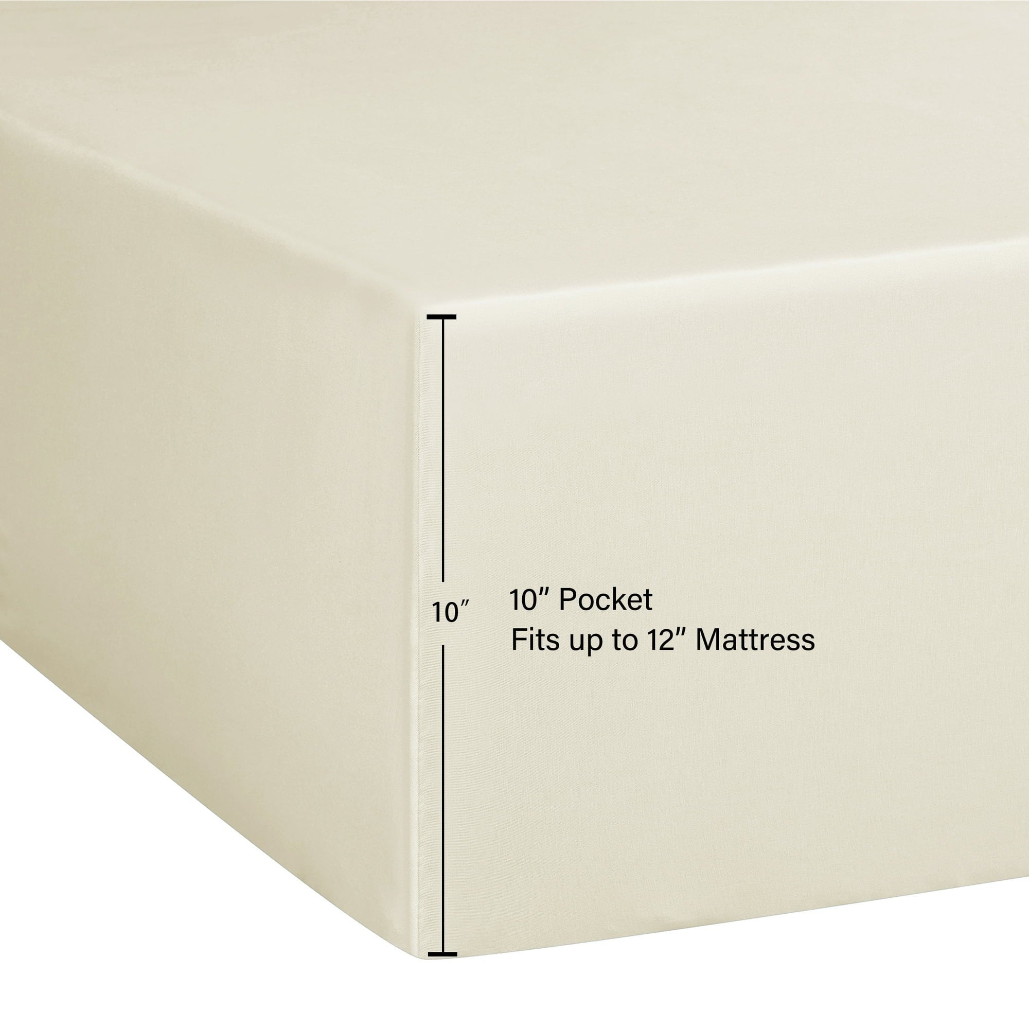 Mainstays Basic Value Microfiber Bed Sheet Set, 4 Piece
