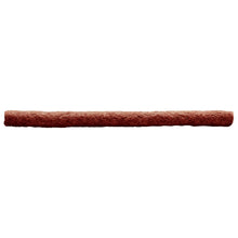 Beef dog treat stick, reddish-brown chew