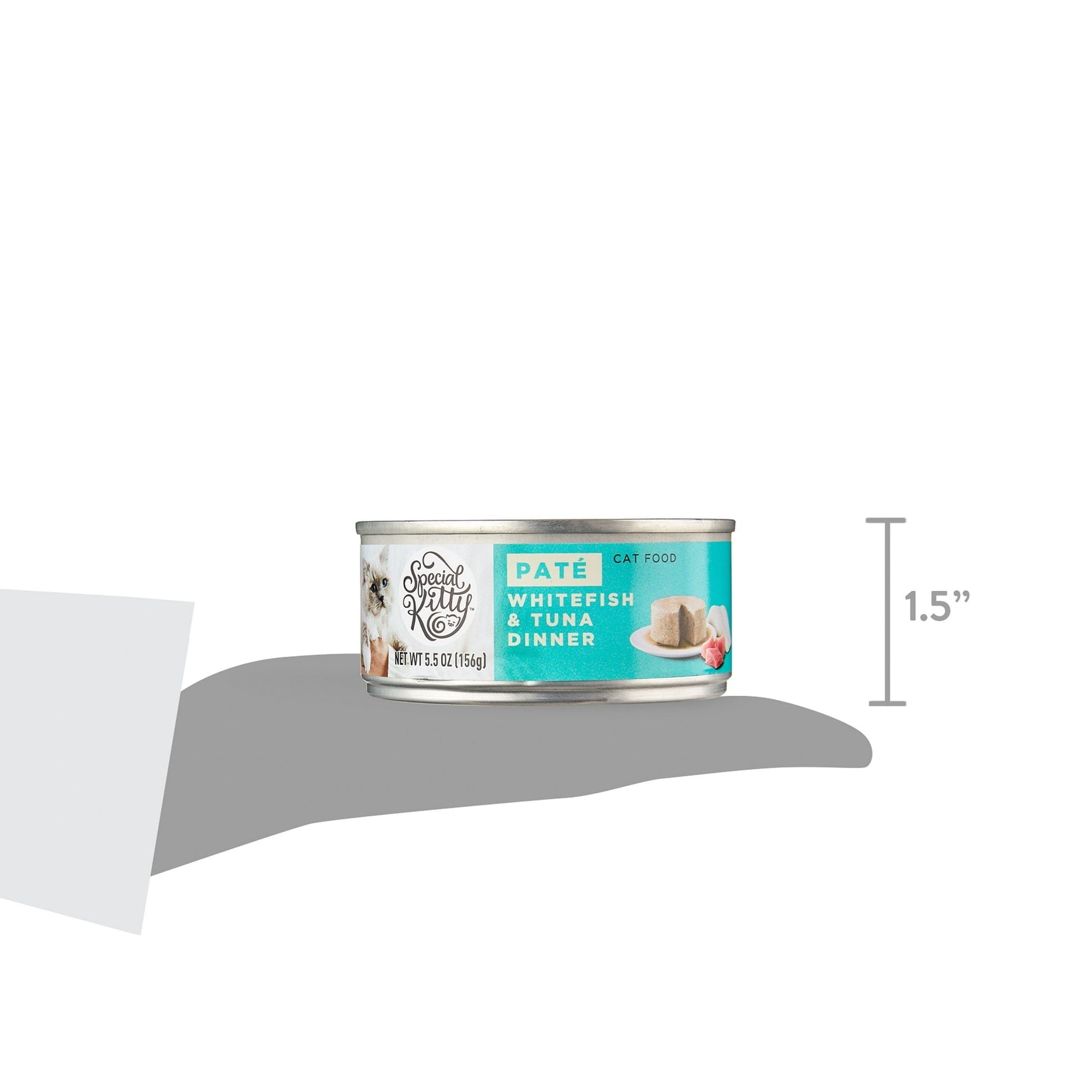 (24 pack) Special Kitty Whitefish & Tuna Dinner Pate Wet Cat Food, 5.5 oz Can