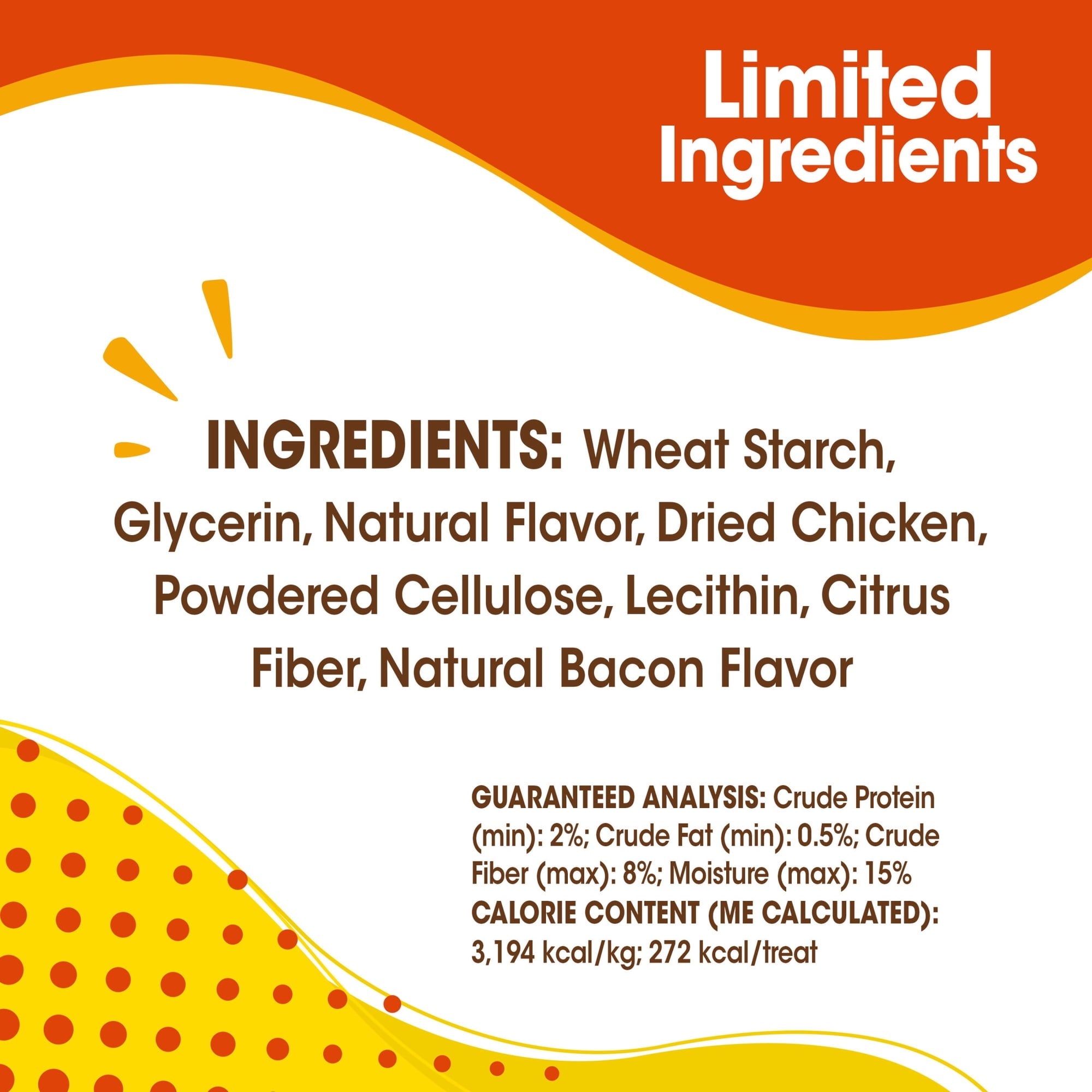 Nylabone Natural Nubz Edible Dog Dry Chew Treat, Chicken Flavor, Small