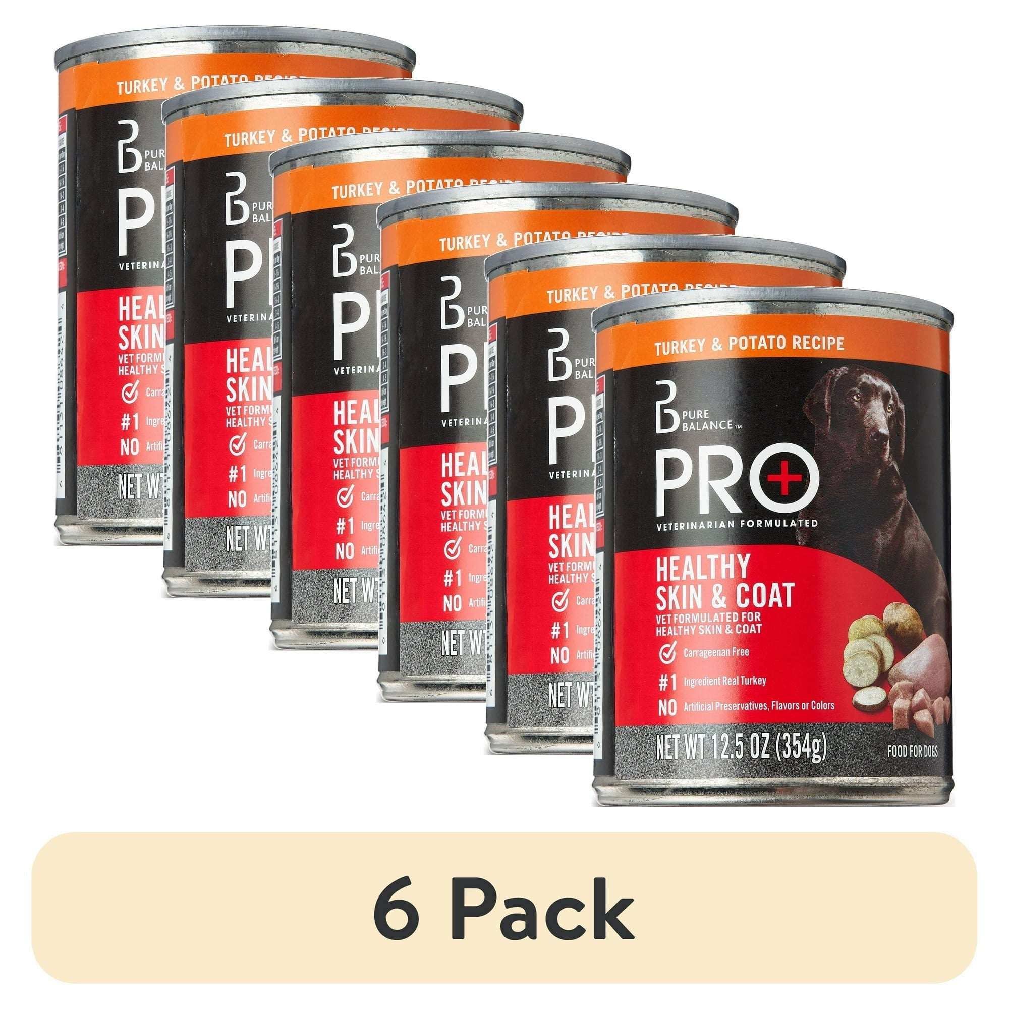 Pure Balance Pro Plus Turkey & Potato Recipe Wet Dog Food, 12.5 oz Can