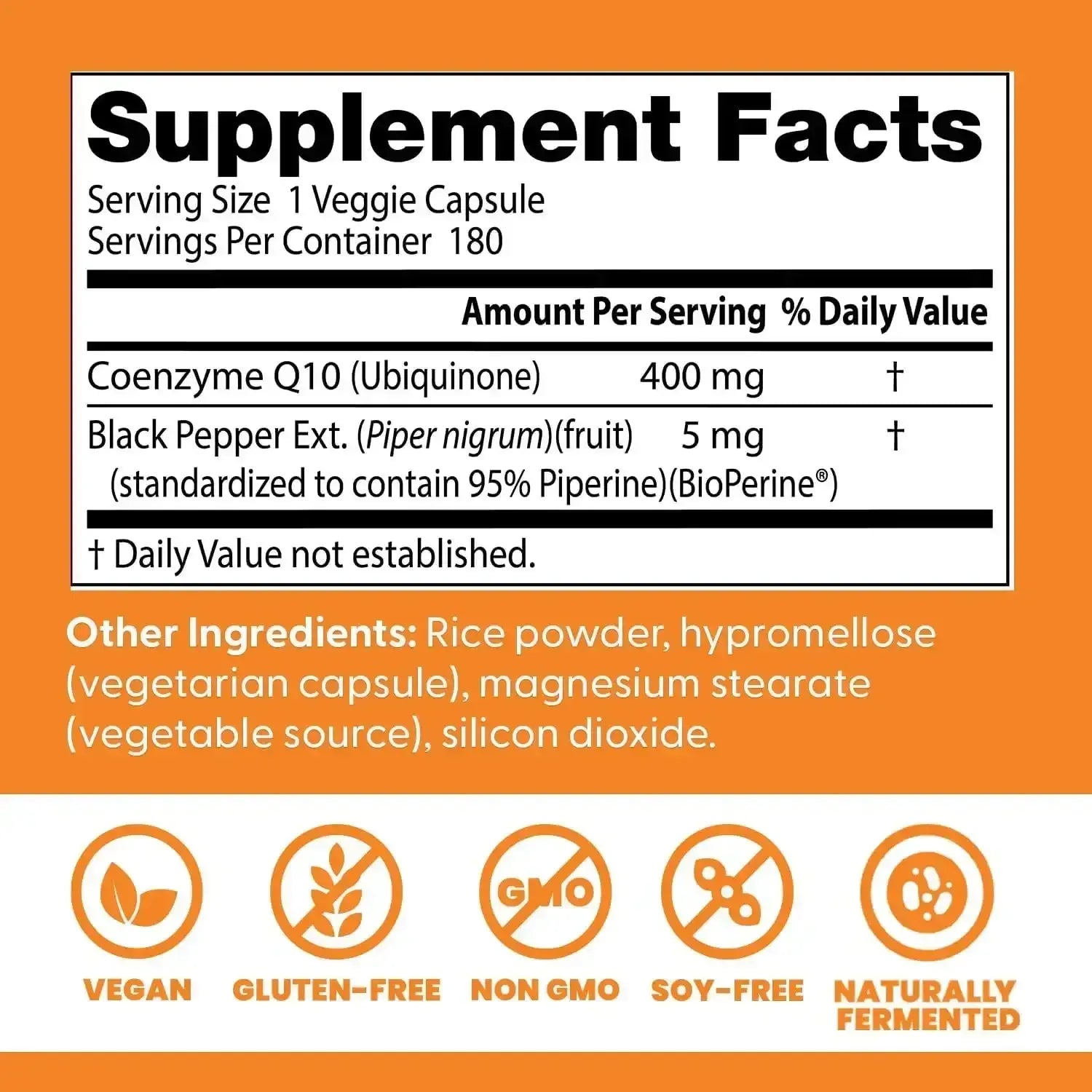 Doctor's Best, High Absorption CoQ10 with BioPerine®, 60 Veggie Caps