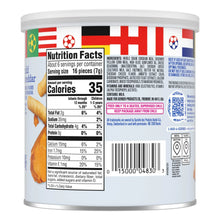 Baby food snack container nutrition facts, mild cheddar flavor