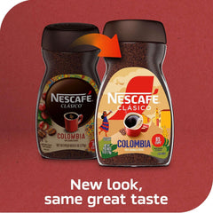 NESCAFÉ CLÁSICO Colombia, Medium Roast, Instant Coffee, 6 oz, 1 Jar
