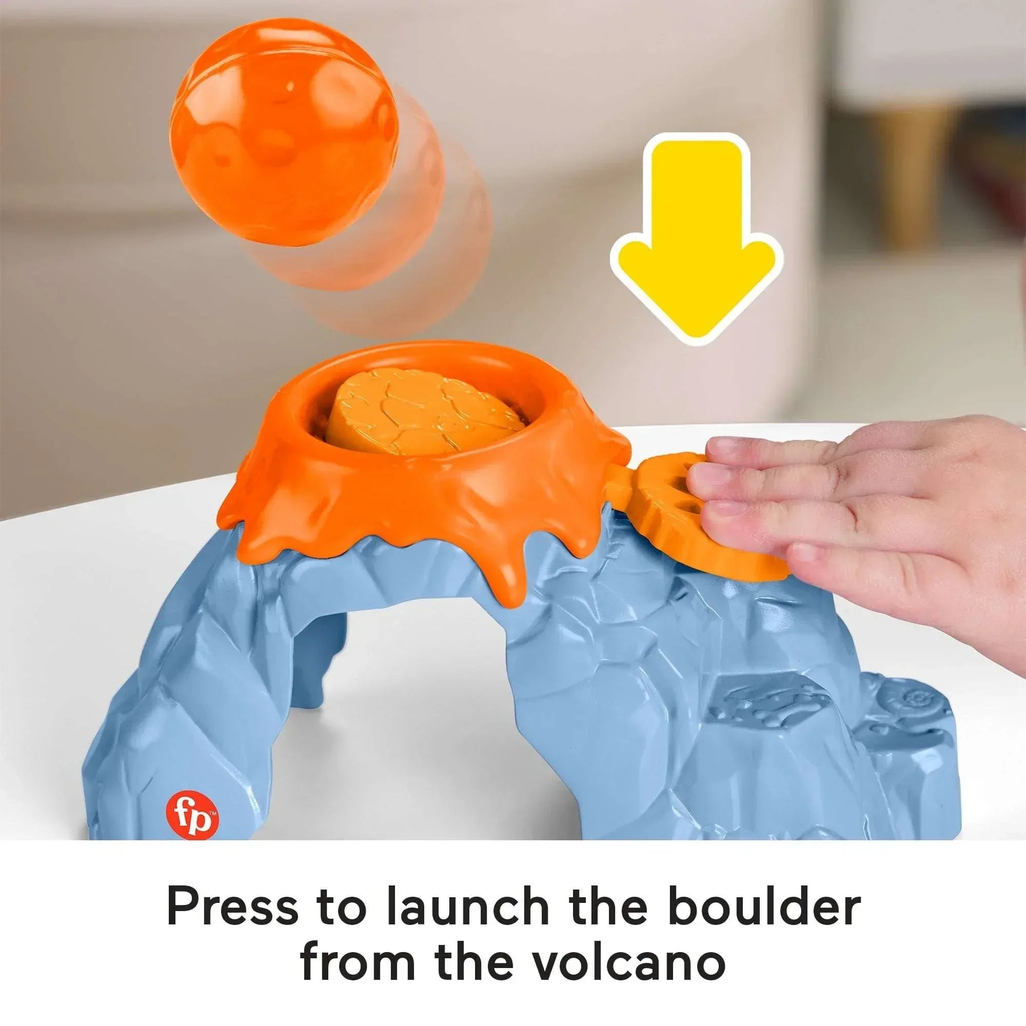 Fisher-Price Little People Spin & Play Dinosaur Playground Toddler Playset, 6 Pieces - USA MEGA SHOP
