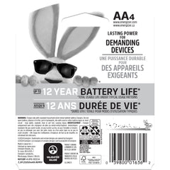 Energizer Rechargeable AA Batteries (4 Pack), Double A Batteries