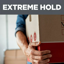 Clear reinforced shipping strapping tape being applied to a cardboard box