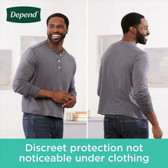 Depend Fresh Protection Incontinence Underwear for Men - Choose Your Size - USA MEGA SHOP