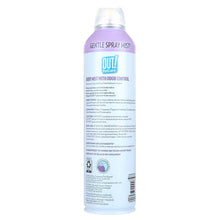 OUT! PetCare lavender dog body mist bottle back, gentle spray mist details