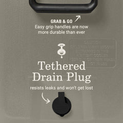 Coleman 316 Series 120QT Hard Chest Cooler, Silver Ash - USA MEGA SHOP