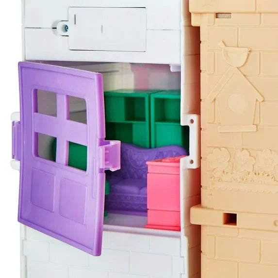 Kid Connection Doll House Playset with Light Projector & Sound, 28 Pieces, Toddler Toys