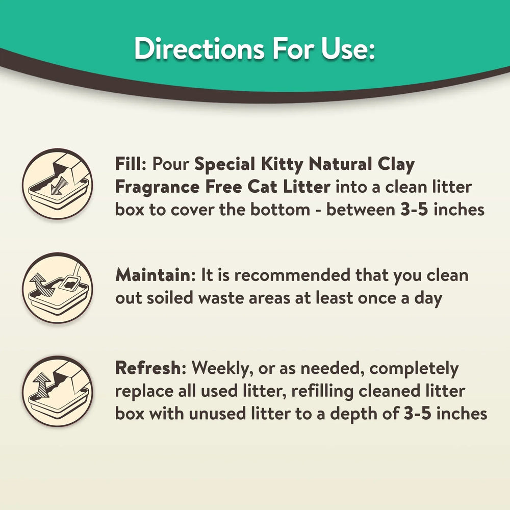 Special Kitty Scoopable Tight Clumping Cat Litter, Fresh Scent, 40 lb - USA MEGA SHOP