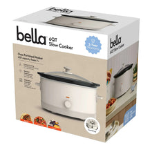 6-qt manual slow cooker in cream with dark lid and front control knob