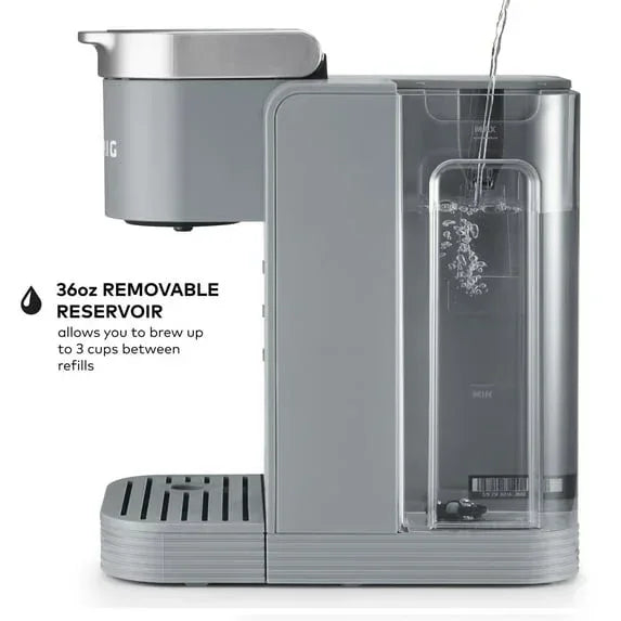 Keurig K-Express Essentials Plus, Iced and Hot Single-Serve K-Cup Pod Coffee Maker, Black