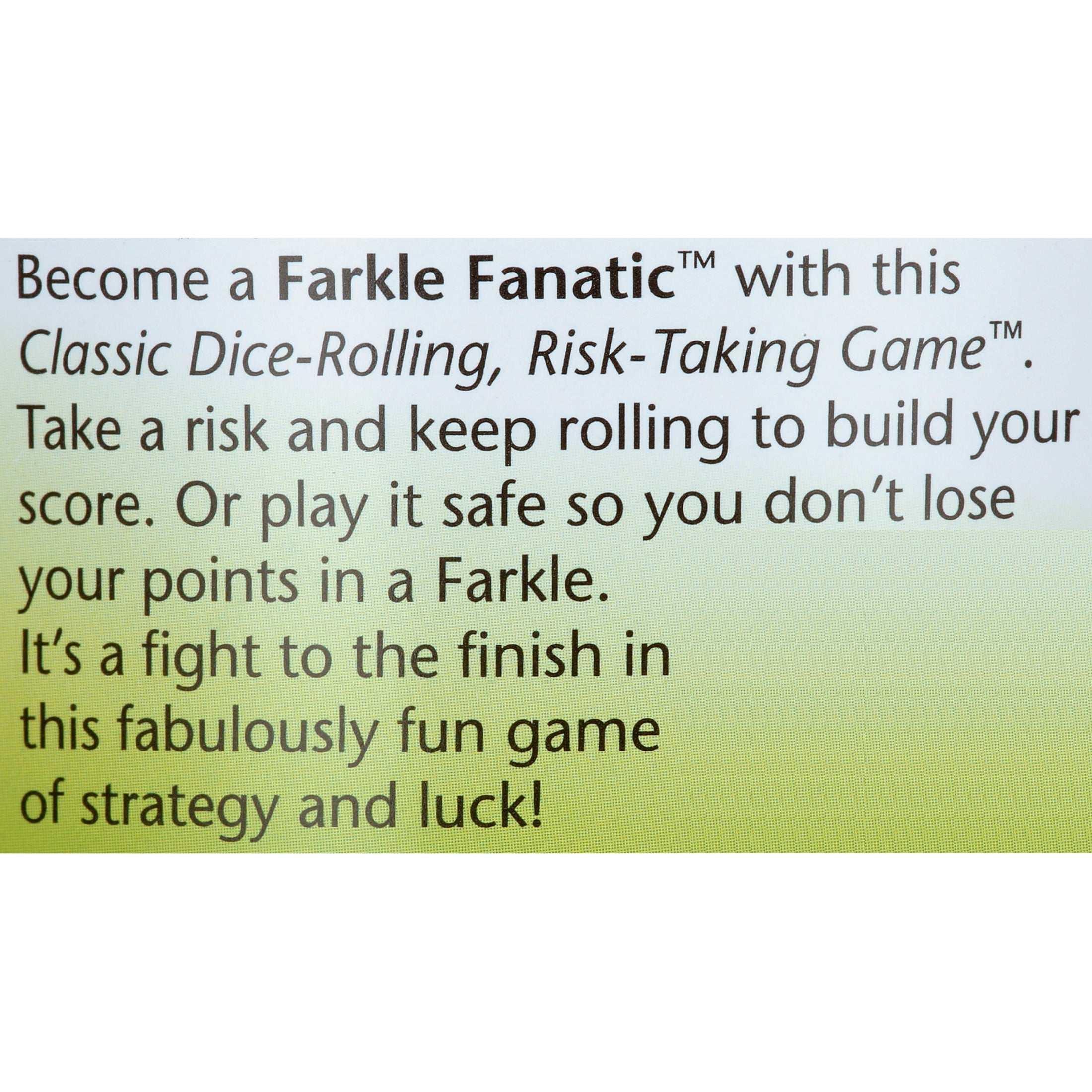 Farkle Cup Classic Dice Rolling Game, Children Ages 8+