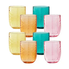 Member'S Mark Shatterproof 8-Piece Stemless Set (Assorted Colors)