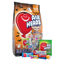 Airheads Spooky Mix candy bag with assorted wrapped candy, pops, and chewy mints