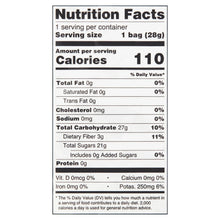 Freeze-dried Fuji apple fruit crisps nutrition facts close-up