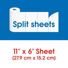 Split-sheet paper towels, 11 x 6 sheet size