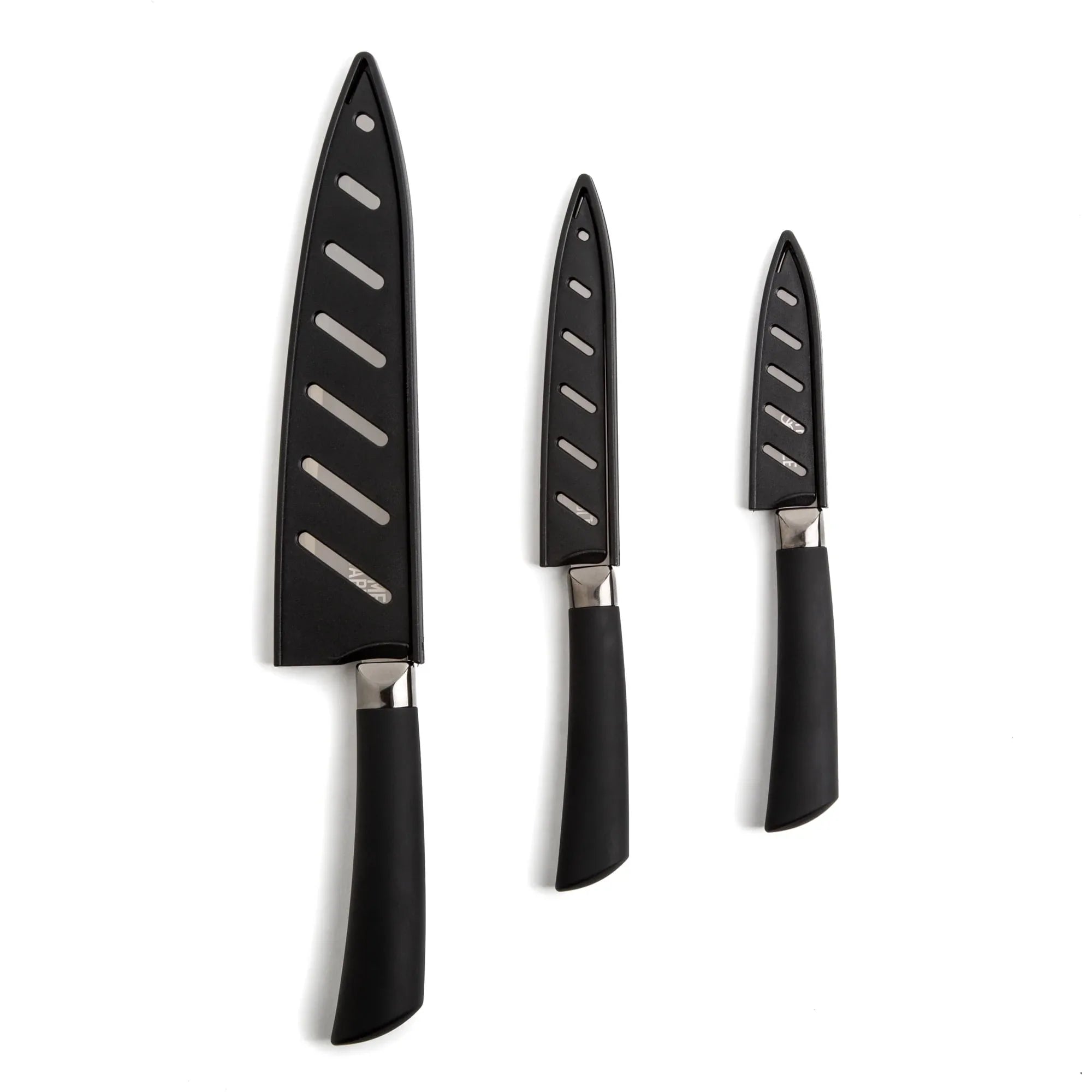 Thyme & Table 3-Piece, Non-Stick Coated High Carbon Stainless Steel Kitchen Knives