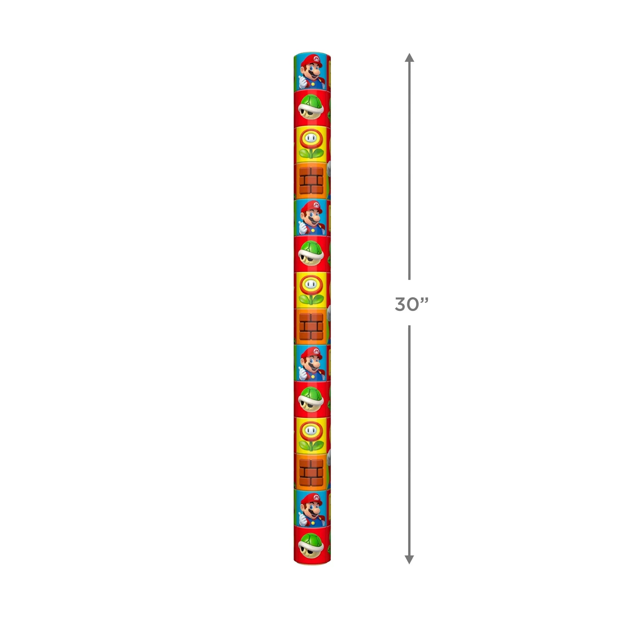Hallmark Wrapping Paper, 22.5 sq. ft. (Nintendo Mario Brothers)