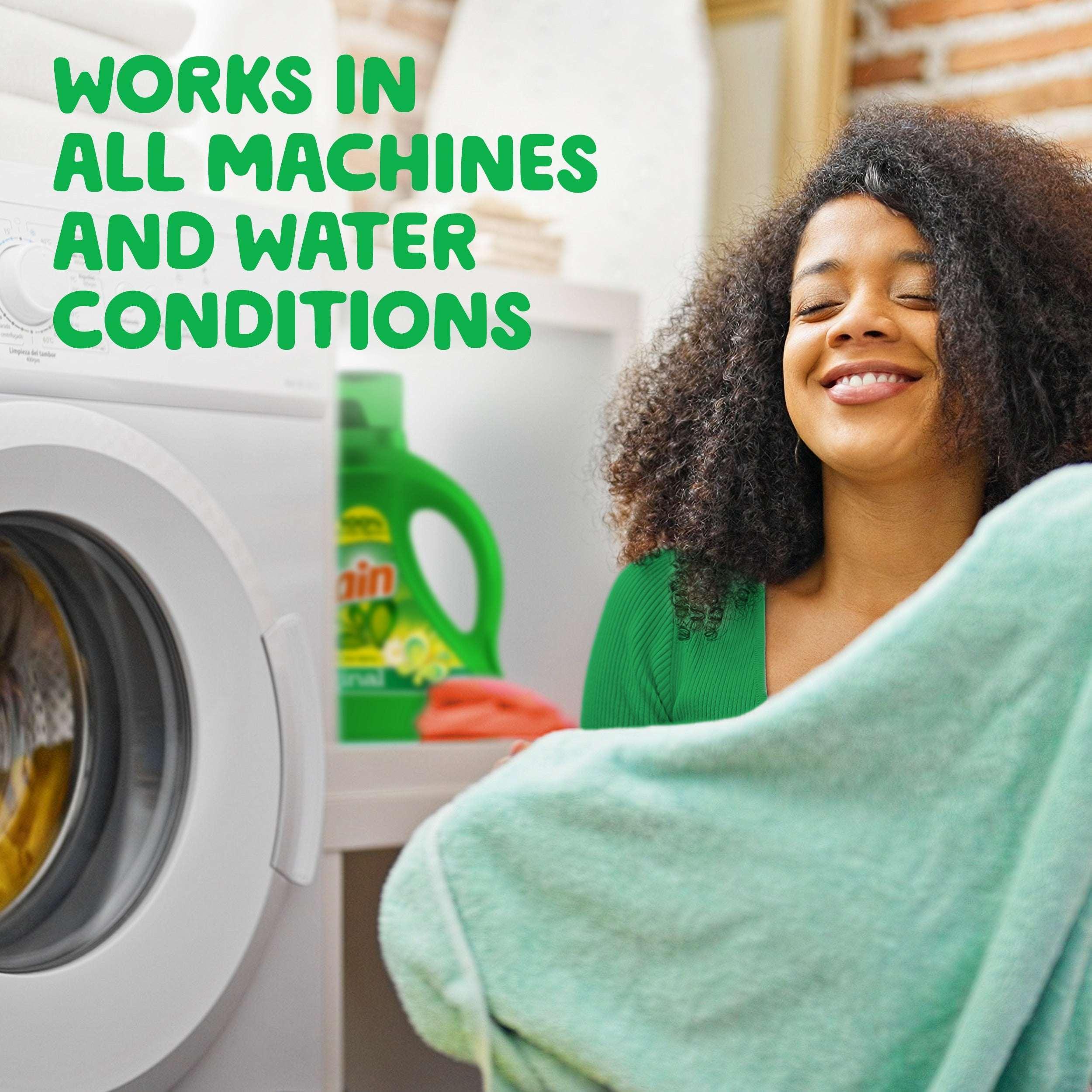 Gain Laundry Detergent Liquid with Odor Fighters, Original Scent, 46 fl oz, 32 Loads