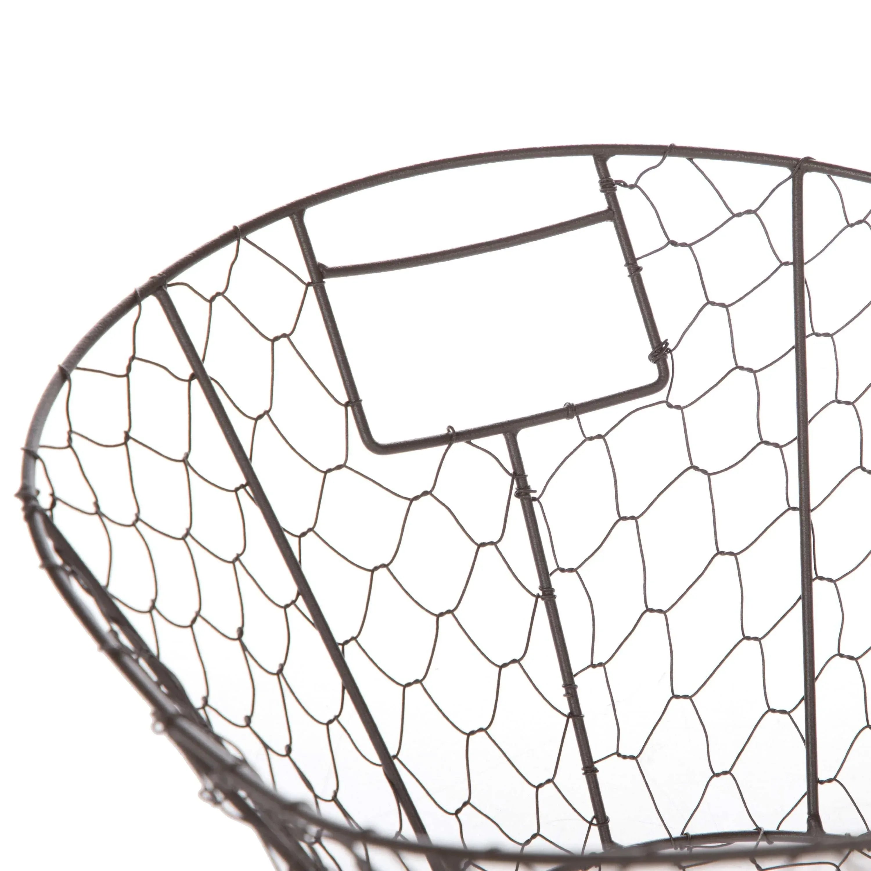 Mainstays Chicken Wire Decorative Storage Basket with Handles - USA MEGA SHOP