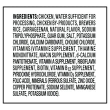 Ol' Roy wet dog food ingredient panel with text on the can label