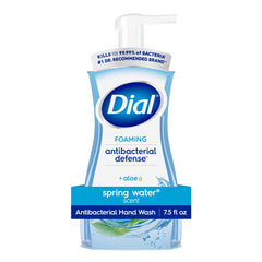 (6 pack) Dial Antibacterial Defense Spring Water Scent Foaming Hand Soap, 7.5 fl oz