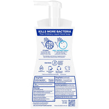 Dial foaming hand soap bottle, Spring Water scent, “kills more bacteria” label