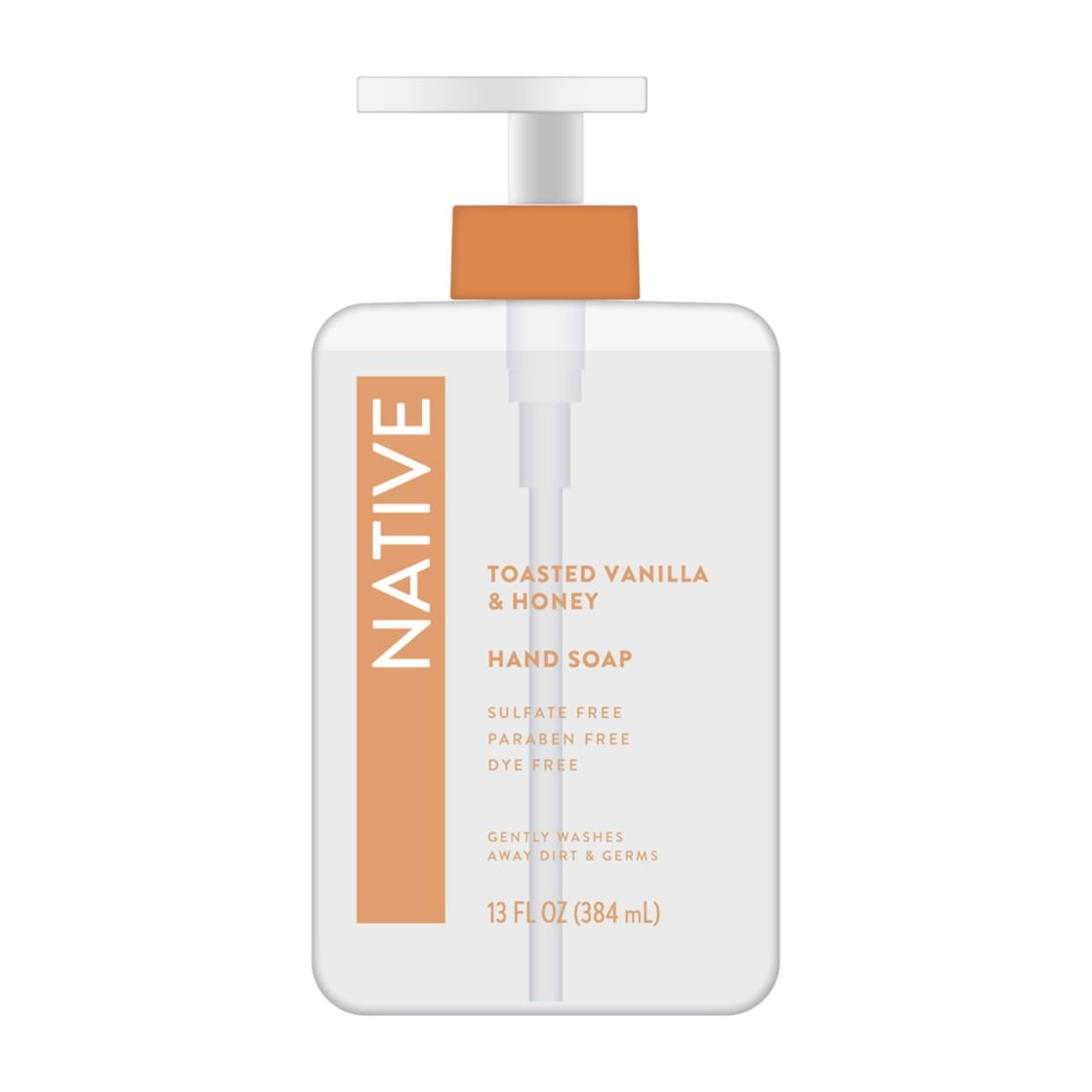 (6 pack) Native Toasted Vanilla & Honey Liquid Hand Soap 13 fl oz