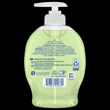 Liquid hand soap pump bottle back label with ingredients and barcode
