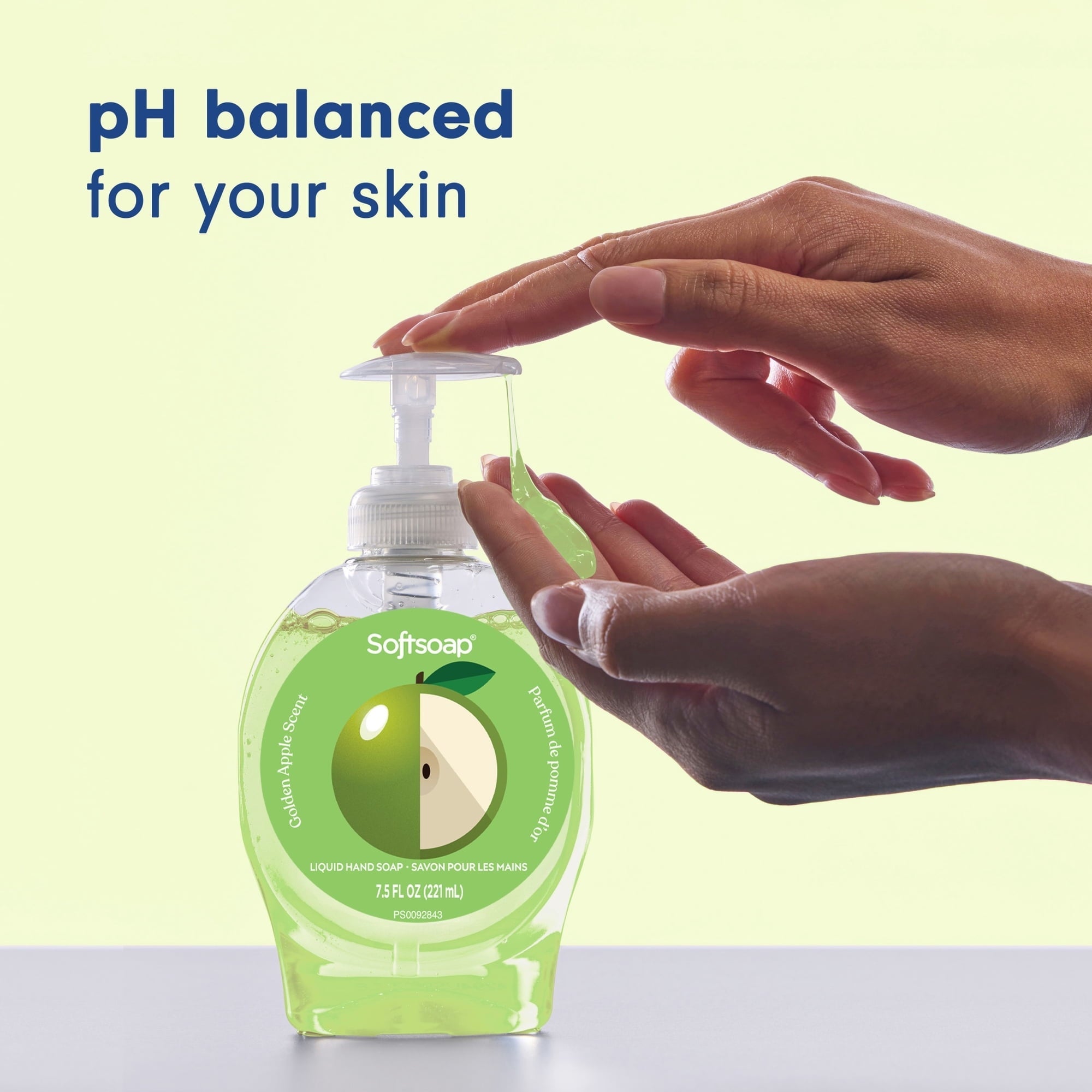 (6 pack) Softsoap Limited Edition Liquid Hand Soap, Golden Apple Scent, 7.5 fl oz Pump Bottle
