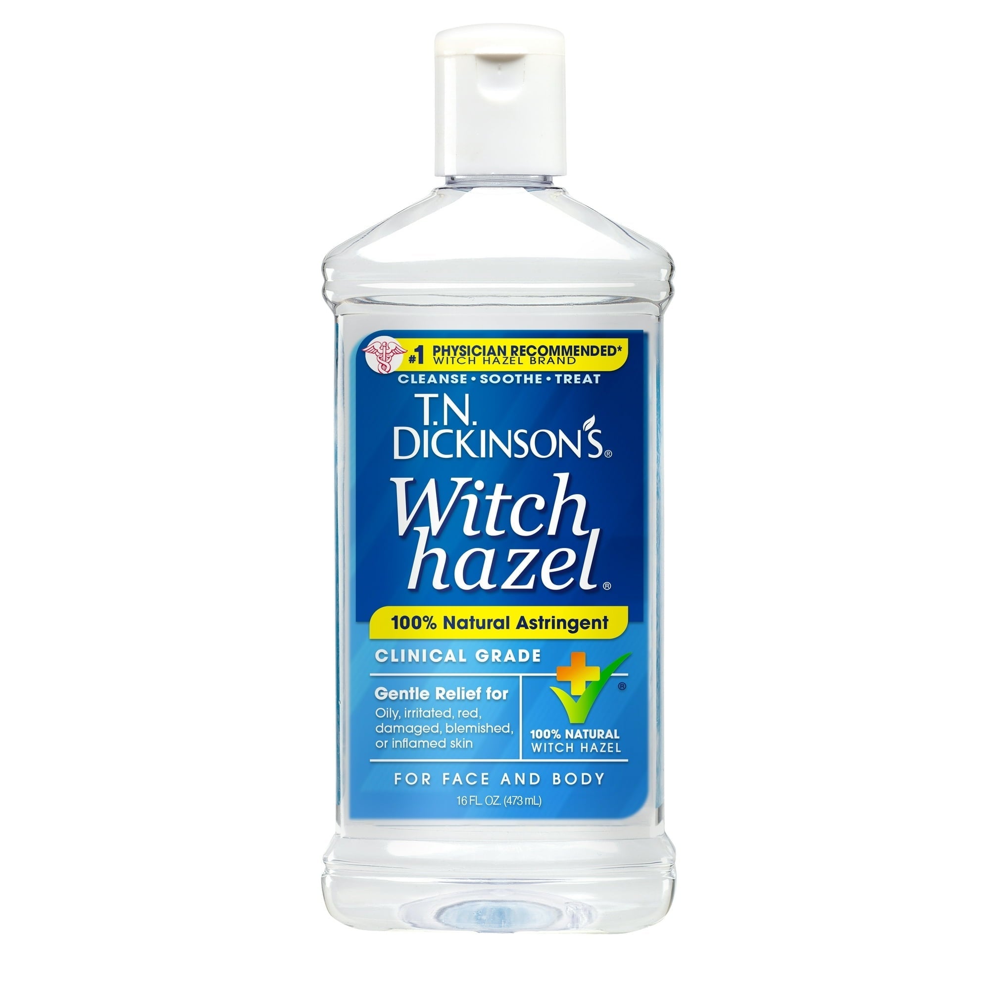 (6 pack) T.N. Dickinson's Witch Hazel Astringent, 100% Natural, 16 fl oz