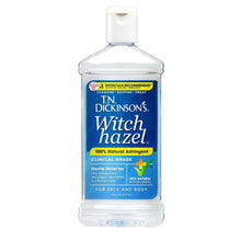 T.N. Dickinson's Witch hazel astringent bottle, clinical grade, face and body
