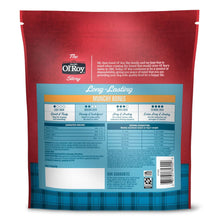 Ol' Roy long-lasting munchy bones chew bag back panel with ingredients and barcode