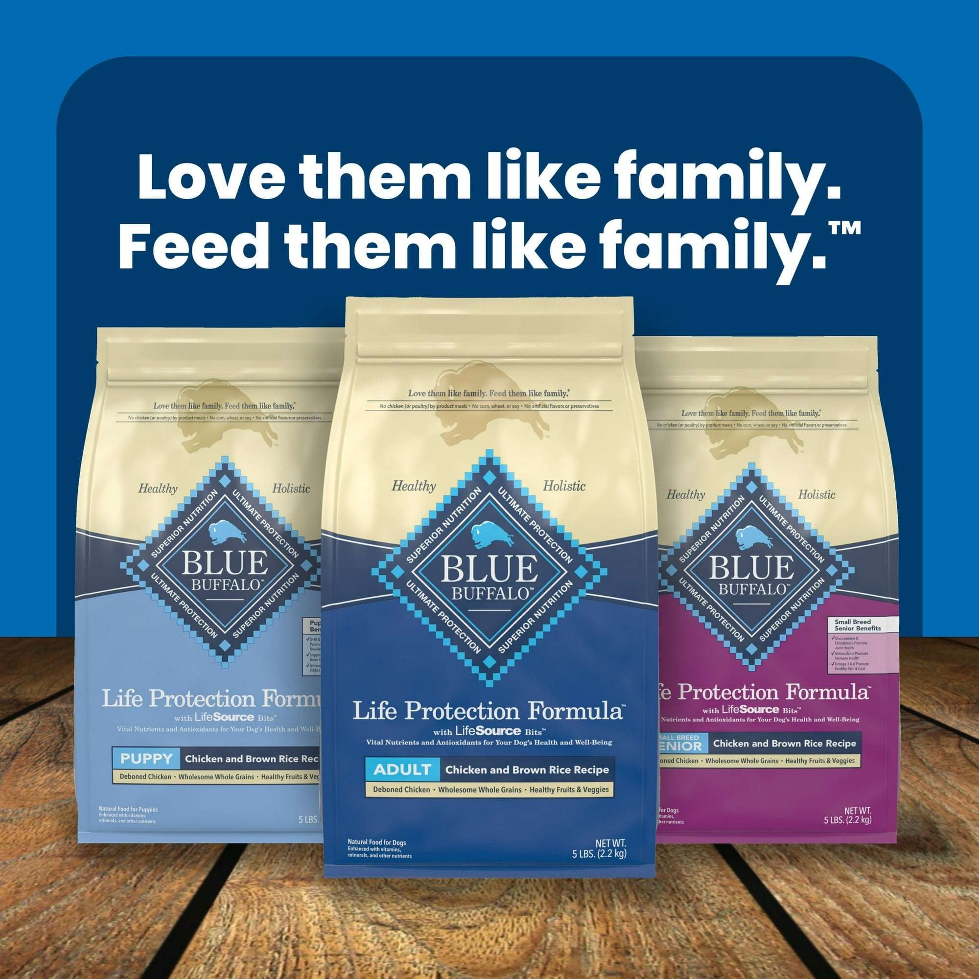 Blue Buffalo Life Protection Formula Adult Dry Dog Food, Salmon & Brown Rice