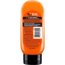 Orange scratch remover tube back label with barcode and directions