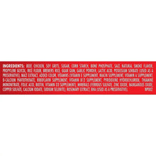 Milk-Bone Soft & Chewy dog treats ingredients panel on label