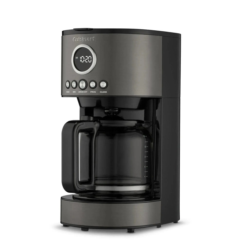 Cuisinart Stainless Steel 12-Cup Coffee Machine, Black - USA MEGA SHOP