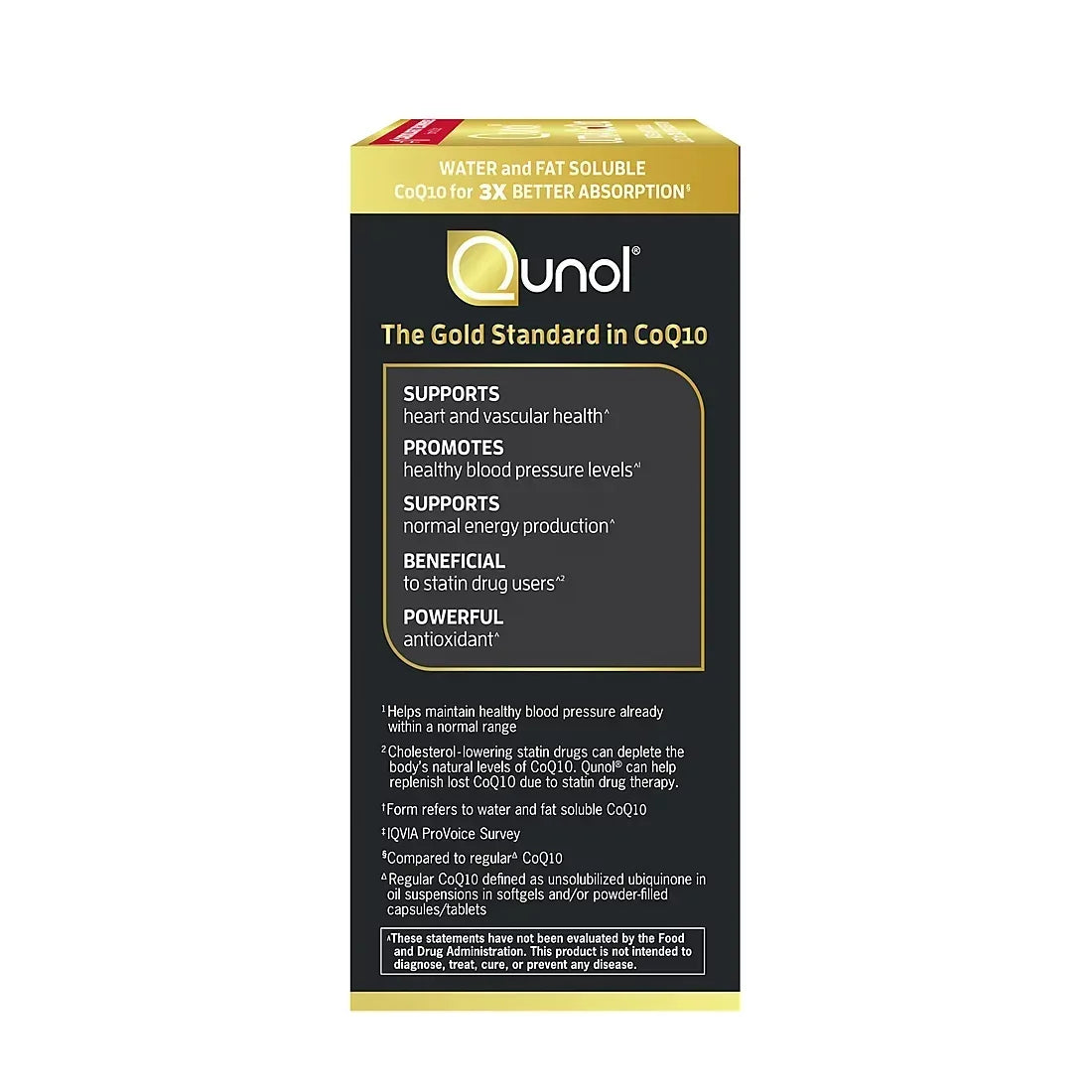 Qunol Ultra Coenzyme Q10 CoQ10 100 mg Softgels, 120 Count