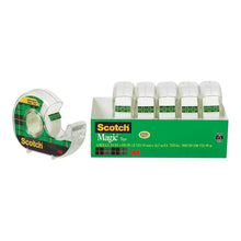 Scotch Magic Tape refill dispenser set with transparent tape rolls, 6-pack