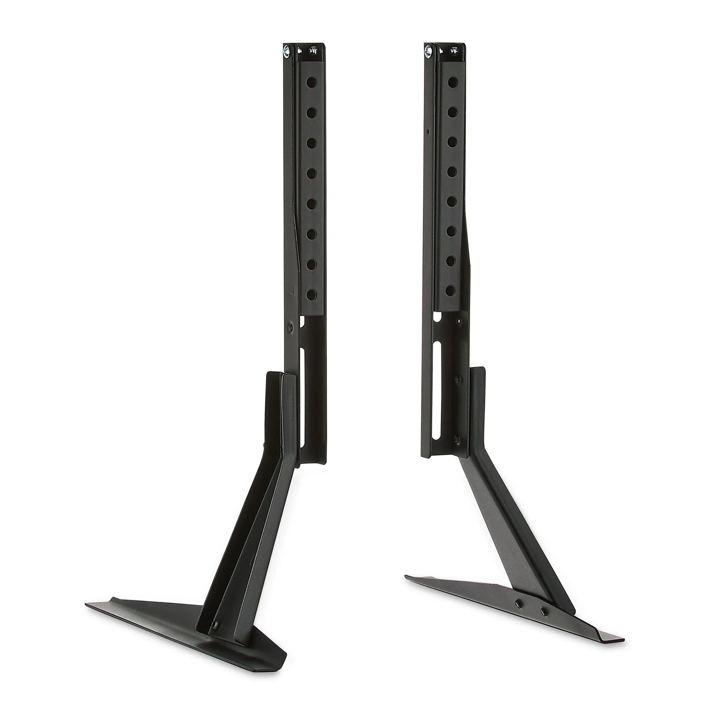 onn Tabletop TV Stand for 37" to 70" TVs, Holds up to 110 lbs, Black- Metal Legs for Tabletop